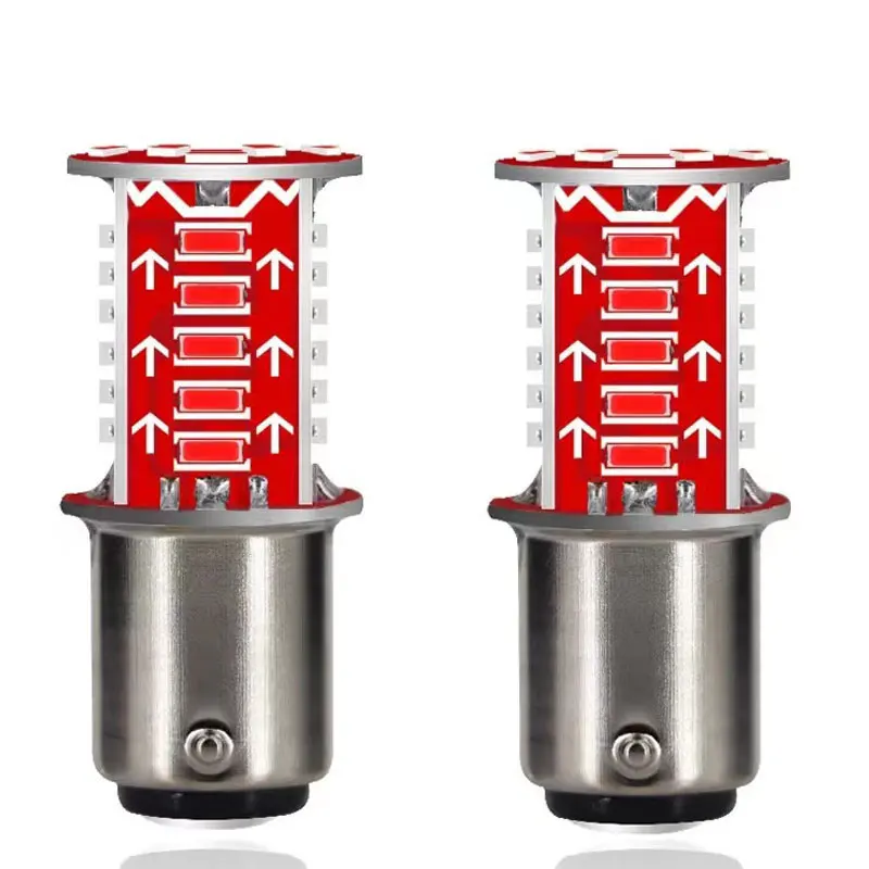 Motorrad Bremslicht LED Glühlampe Blinker 12V blinkende Blinker Bremslichter Universal- verrotten weiß blau Rücklicht Lampe: MULTI
