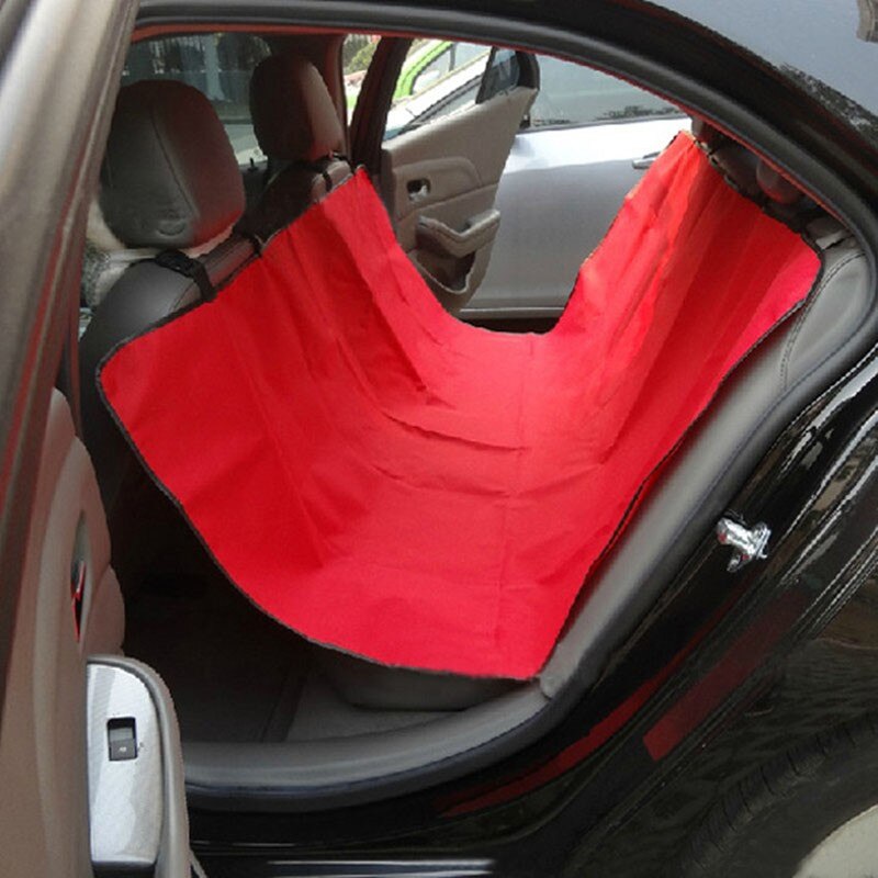 Pet dog cat car home cinturino per sedile anteriore e posteriore tappetino per cani coperta per materasso appeso tappetino di protezione tappetino per auto anti-pelo: red145x135cm