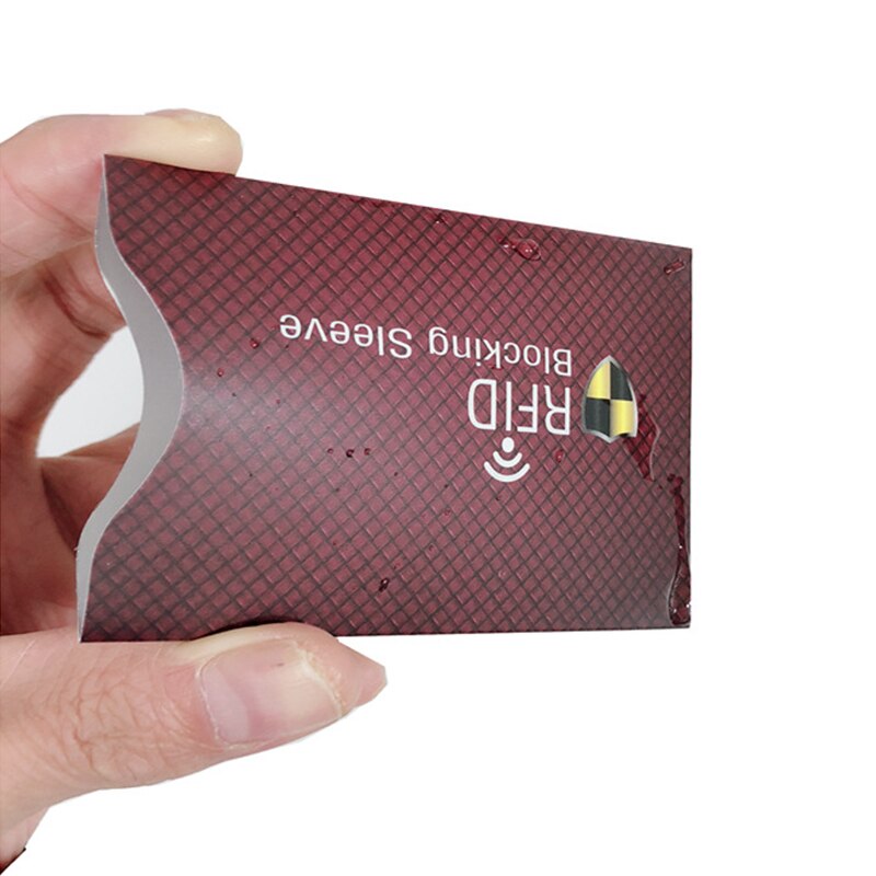 Funda protectora antirrobo para tarjetas de crédito RFID, funda protectora para tarjetas bancarias, 1 unidad
