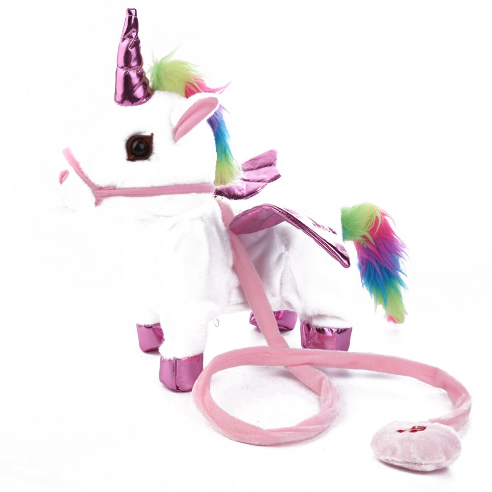 35cm Elektro gehen Einhorn Plüsch Spielzeug Stofftier Spielzeug Elektronische Musik Einhorn Spielzeug Für freundlicher freundlicher Weihnachten
