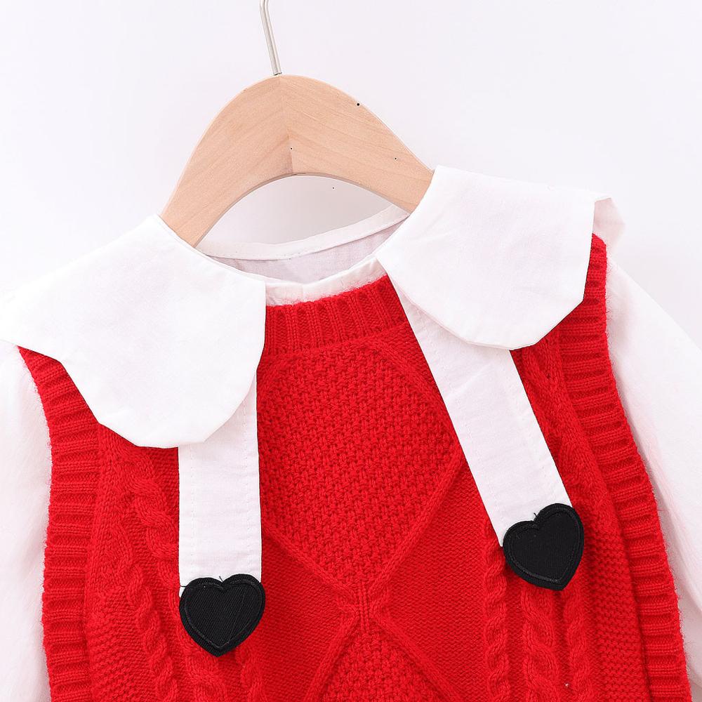 Peuter Kids Baby Meisjes Jongens Dragen Print Trui Brei Haak Lange Mouwen Tops Herfst Kleding Outfits Met Nieuw