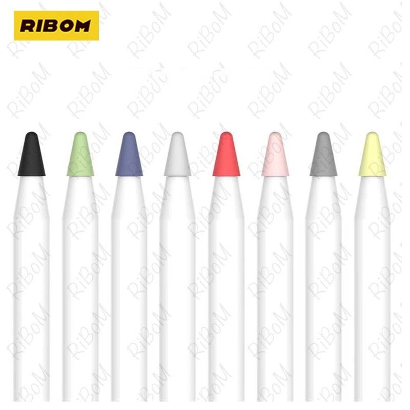 Stylus Pen Case Nib Protective Cover Skin For Apple Pencil 8pcs Silicone Replacement Tip Case For Apple Pencil 1 2 Touchscreen