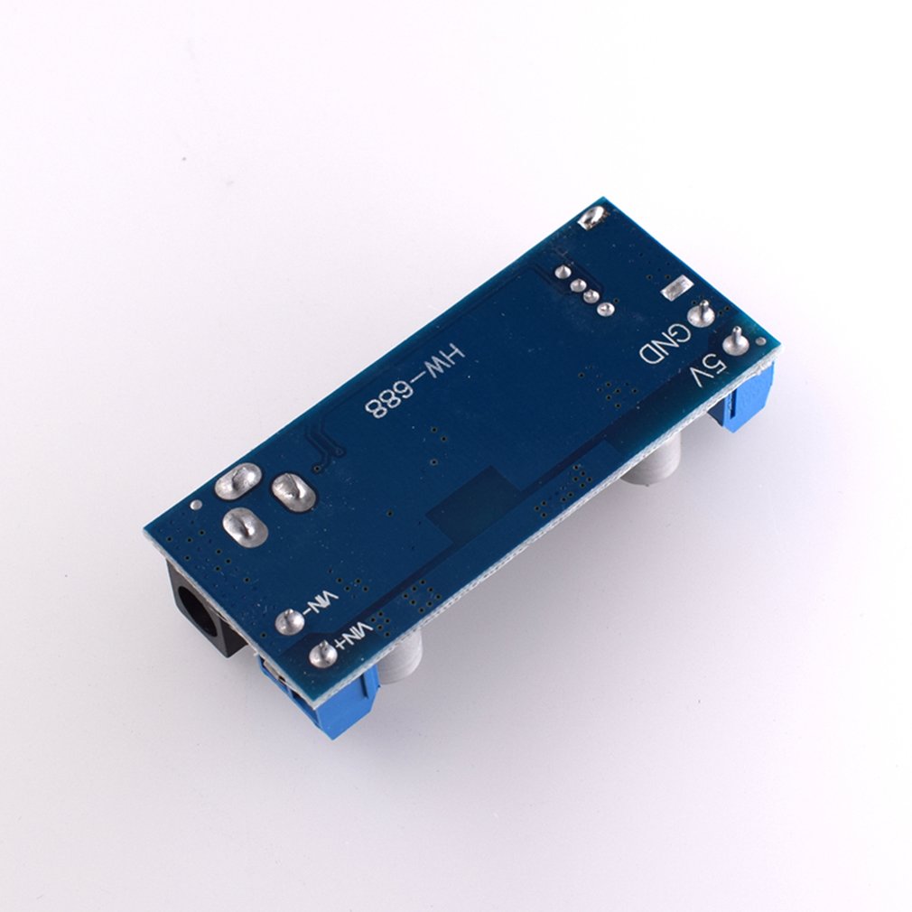 HW-688 Buck Module 24V/12V to 5V USB Ports Charging Module DC-DC Step-down Converter for Mobile Phone Car Recorder