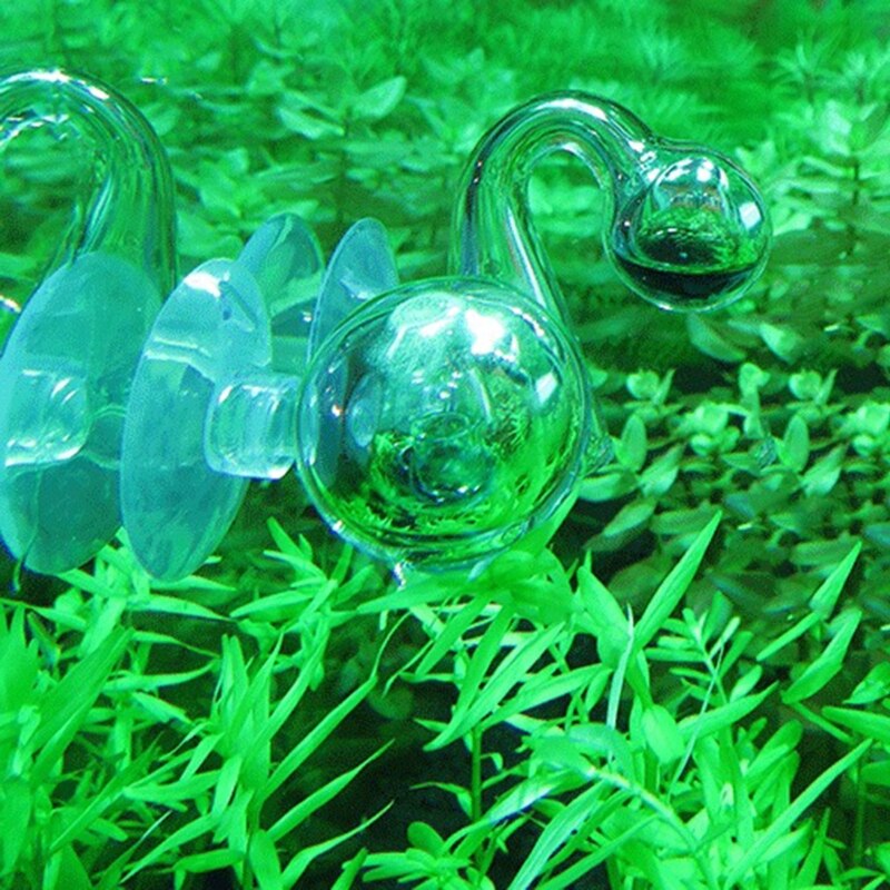 CO2 Glass Checker Aquarium Carbon Dioxide Monitor CO2 Indicator with PH Solution for Planted Fish Tank Aquariums GXMA