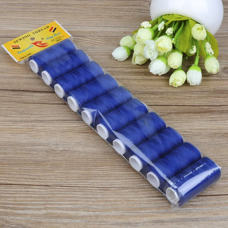 10Pcs Sewing Thread Hand Sewing String Spool for Embroidery and Sewing Machine DIY Embroidery Thread 200 Yards Each: CHERRY PURPLE