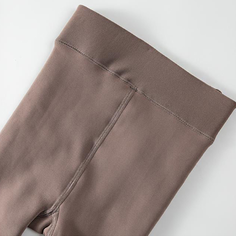 Herfst Winter Toe Te Voegen Fluwelen Dikke Leggings Dame Slanke Warm Render Broek Dames Elastische Effen Kleur Dieptepunt Pandie Vrouwelijke Kleding