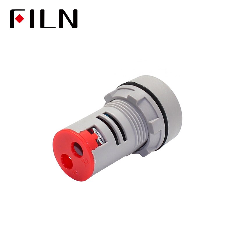 22mm ledet vise  ac 20-500v hertz digital måler indikator lys panel vise rød gul grønn ledet