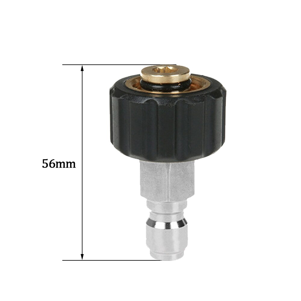 High Pressure Washer Adapter Set Quick Connect Kits For Snow Foam Lance M22 Swivel to M22 Metric to Quick Release