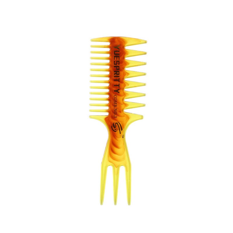 Men's beard comb Hair Oiling Comb For Man Styling Comb Tool Plastic Wide Tooth Comb: HPS  NO3