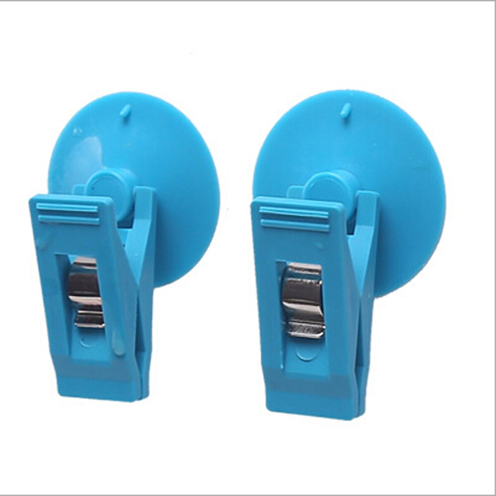 2pcs Car Interior Window Mount Suction Cap Clip Plastic Sucker Removable Holder For Sunshade Curtain Towel Ticket