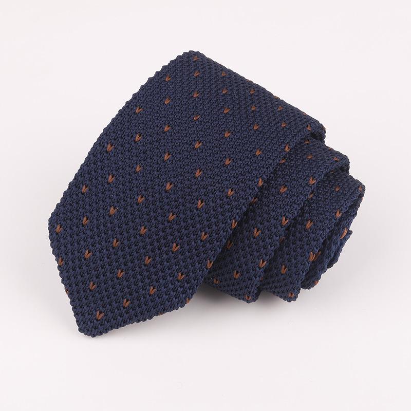 Stil herr och #39 ;s prick färgglad slips stickad stickad slips slips normal smal klassisk vävd cravate smala slipsar vintage: 7