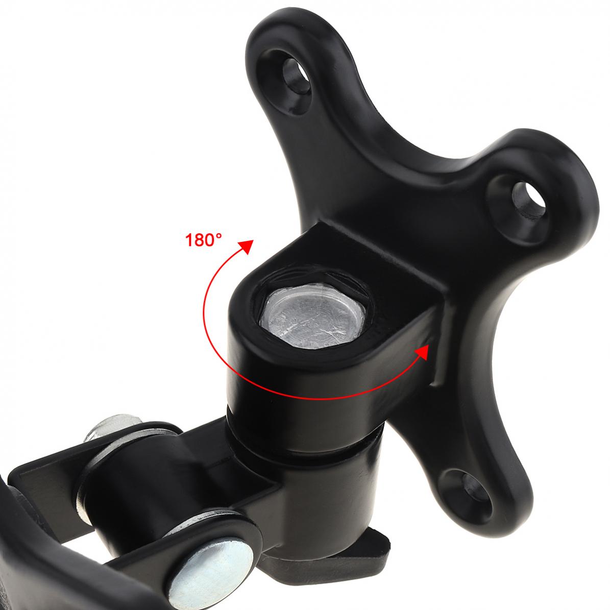 14 - 27 Inch 10KG Adjustable Aluminum Alloy + Steel Plate TV Wall Mount Bracket Flat Panel TV Frame Support 180 Degrees Tilt