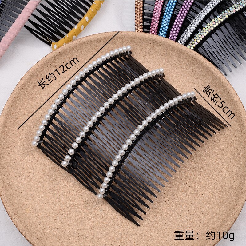 1Pc Rhinestone Bloem Haar Insert Kammen Bruiloft Party Side Kam Hair Styling Accessoires Voor Vrouwen Meisjes Haar Sieraden: 7