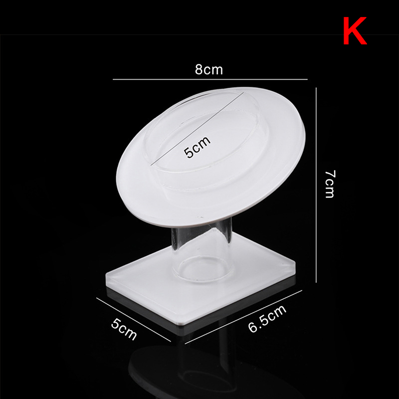 Acrylic Bracelet Jewelry Wrist Watch Display Rack Holder Show Case Stand Tool Clear Plastic Display: K