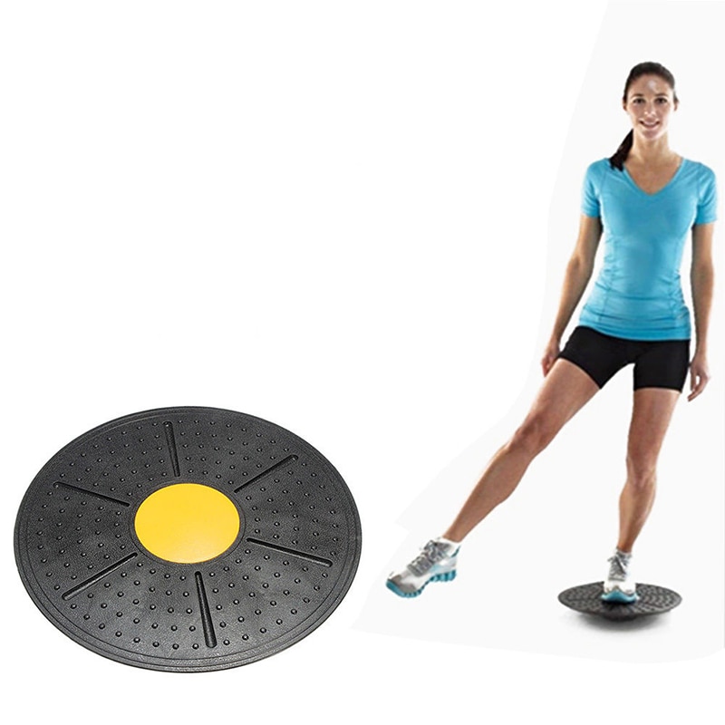 Balansbräda skiva 360 graders rotation massage runda plattor bräda gym abs vrida träningsapparat fitnessutrustning bärande