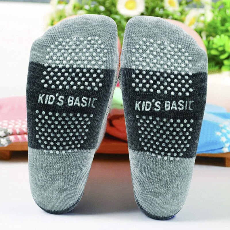 12 Paar/set Kids Sokken Baby Jongens Anti-Slip Sokken Elastische Gebreide Sokken