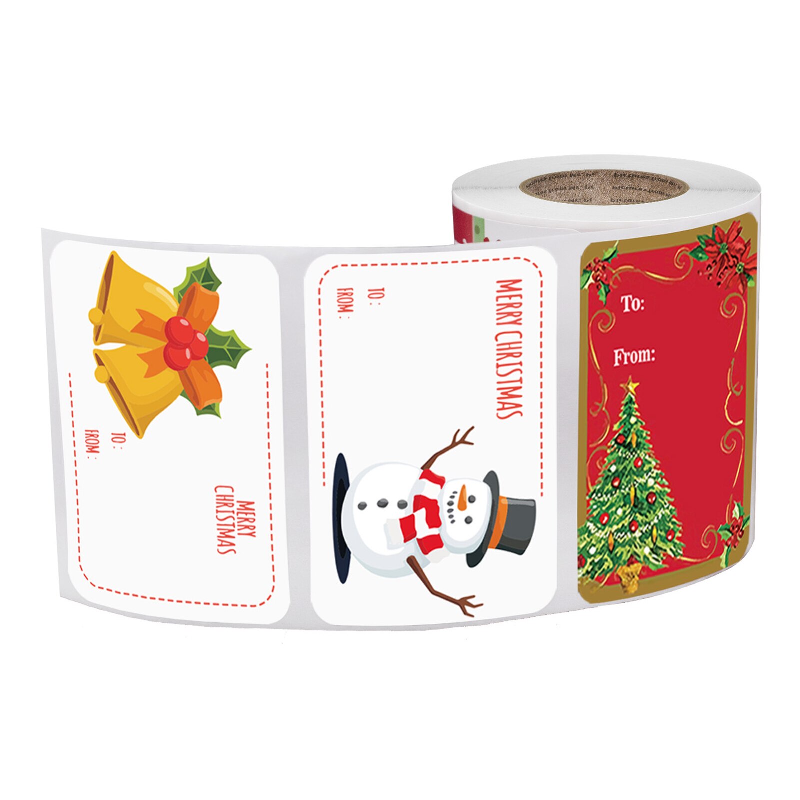 Ontwerpen zelfklevende kerstnaamlabels zegellabels kerststickers verpakkingsstickers  fp8: B