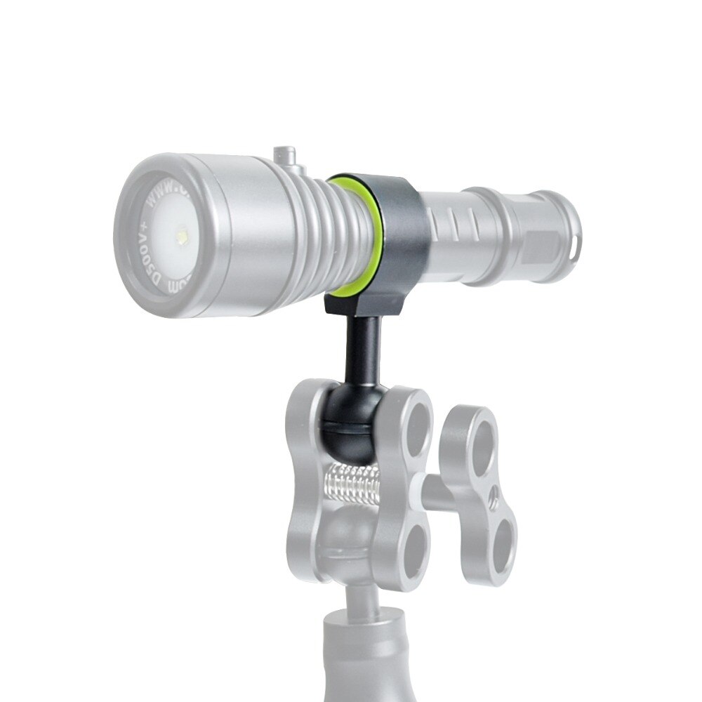 Universal kugleledsbeslag arm til opdrift fyld lys lampeholder dykker fakkel fotografering lys