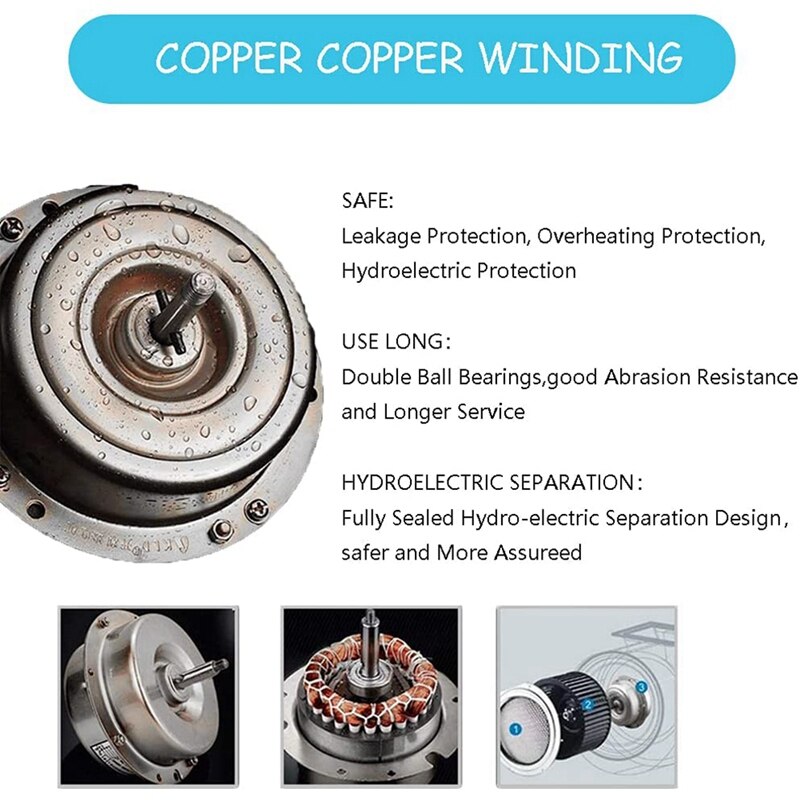 Exhaust Fan, Wall Mounted Vent Fans, Ventilation Blower For Bathroom Attic Window Basement