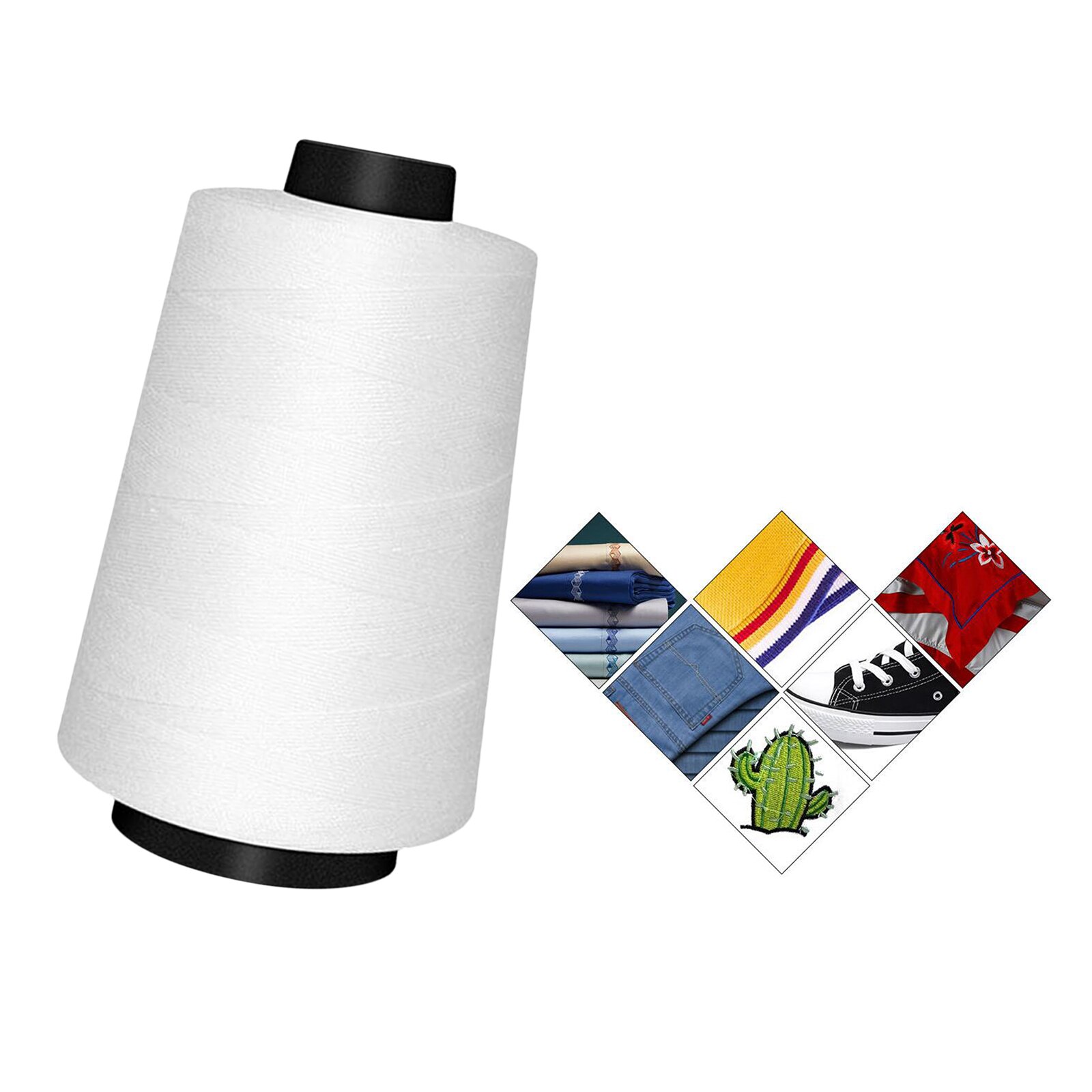 Heavy Duty 100% Polyester Thread 2843 Yard for Sewing Machine / Hand Sawing