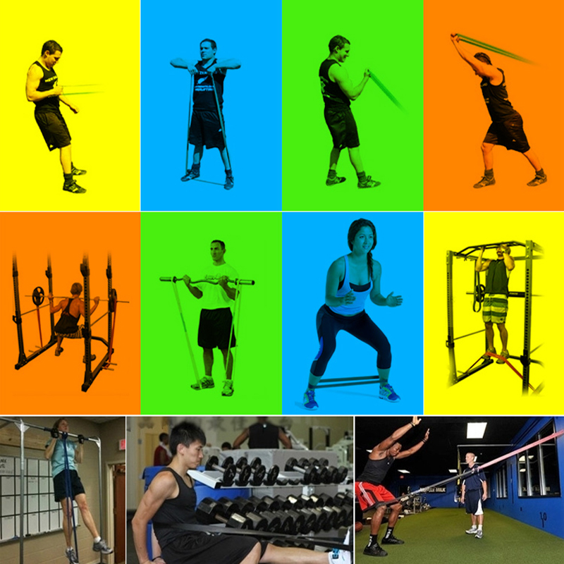 Modstandsbånd træning elastik træning ruber loop crossfit styrke pilates fitness udstyr træning expander unisex