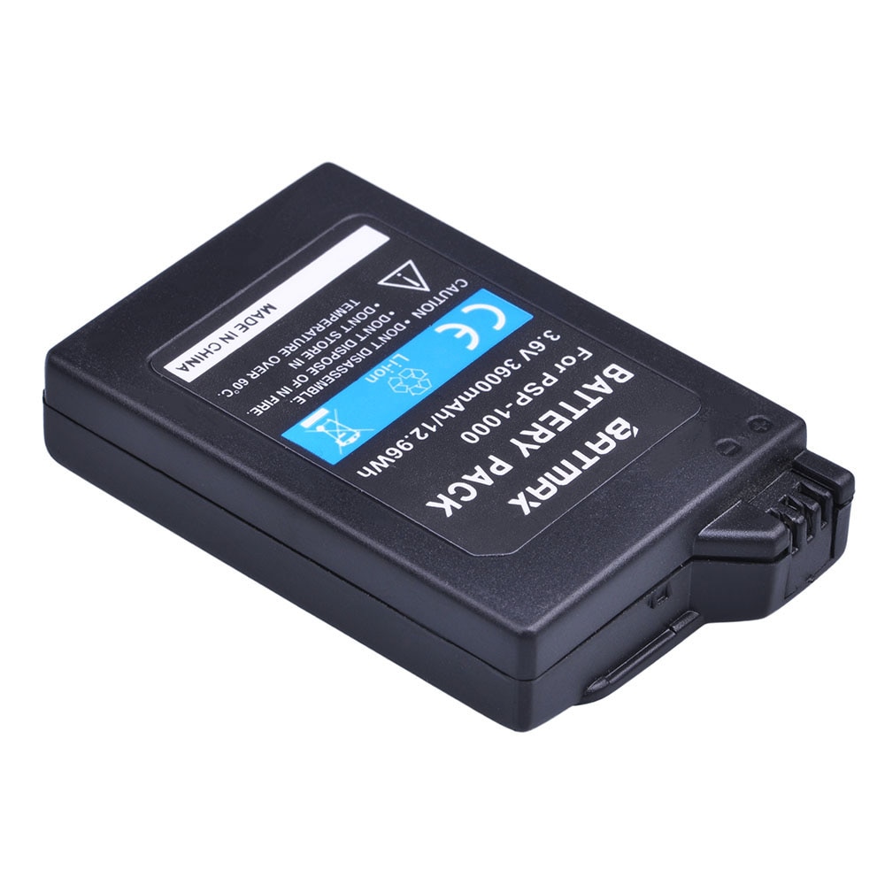 For PSP-1000 PSP 1000 Battery 3.6V 3600mAh 1Pcs Batteries Accu + Charger Kits for PSP 1000 Playstation Sony PSP1000 Battery