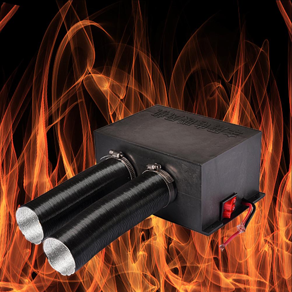 500w 12v 24v dobbelt huller bilvarmer frostfjernende varmebilvarmer