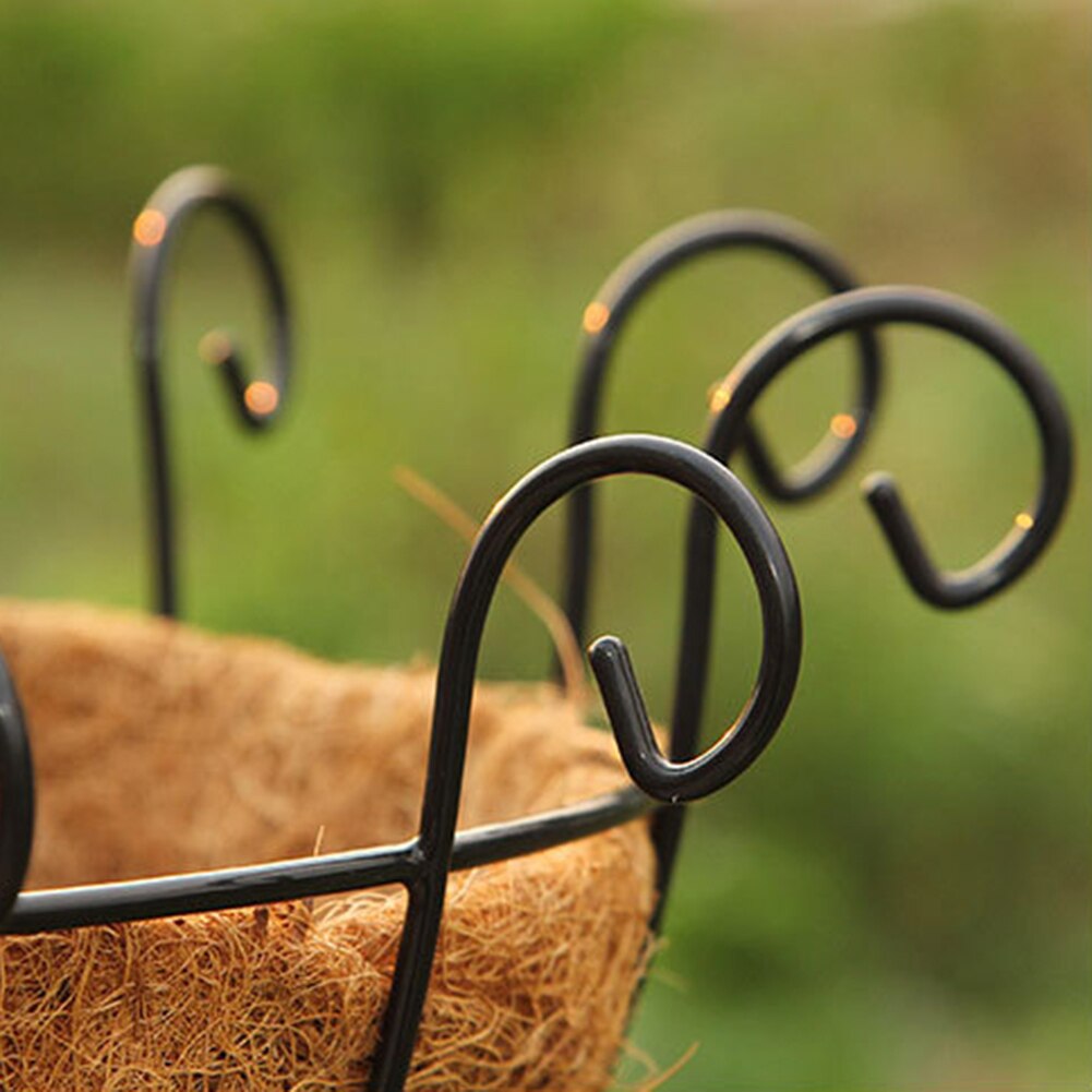 Vime rattan pendurado cestas planta cabide cesta de flores planta pote titular casa parede pendurado flowerpot decoração do jardim