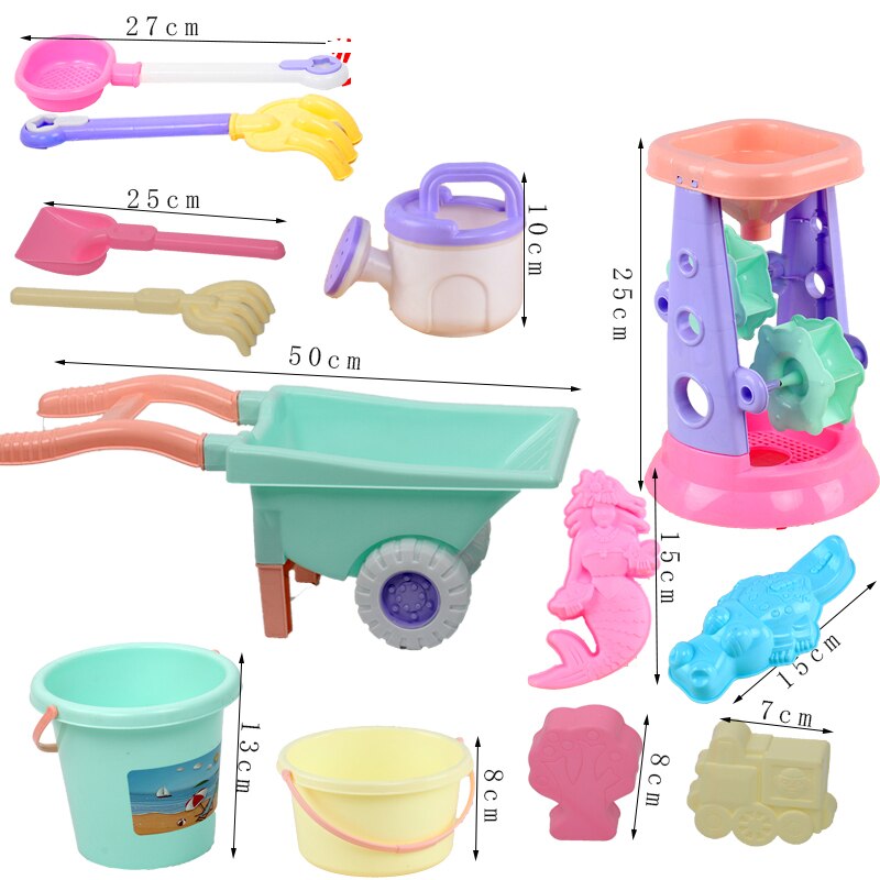 Plastic Swimming Pool Water Shovel Tool Children Beach/Sand Toys Car set for 2-4 Years Old Outdoor fun Toy AA039