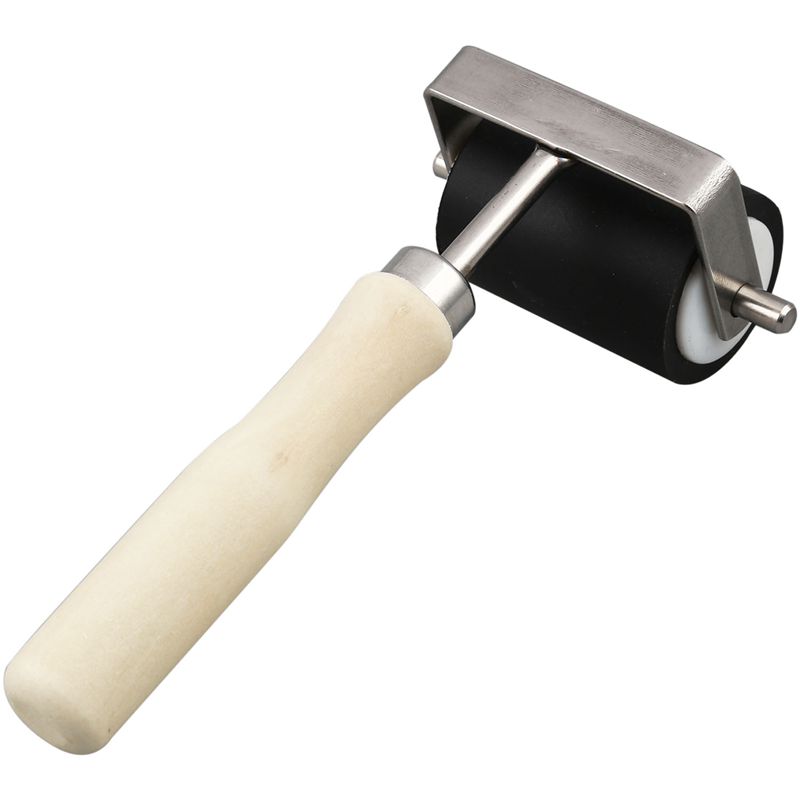 Heavy Duty Hard Rubber Roller Printing Inks Lino Brayer Art Craft Tool