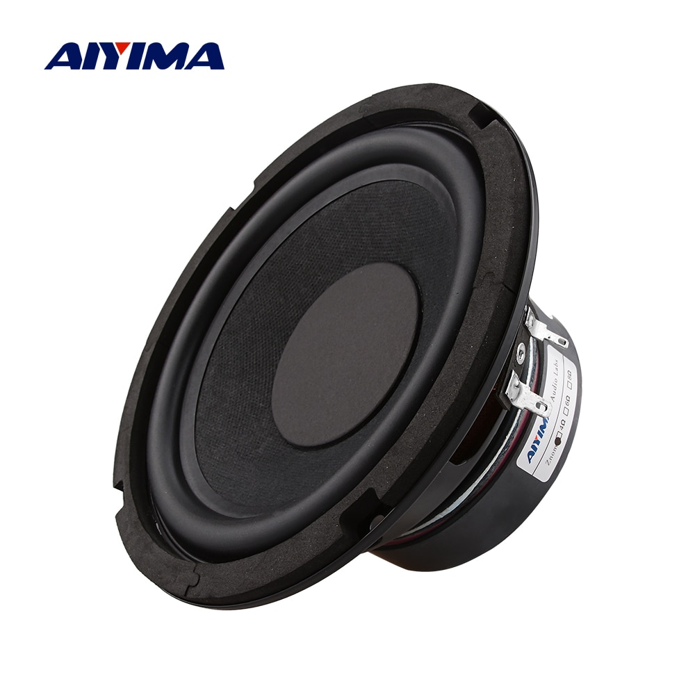 AIYIMA 6.5 Inch Woofer Geluid Speaker Kolom 4 8 Ohm 80 W High Power Subwoofer Luidspreker DIY Speaker Voor Geluid systeem