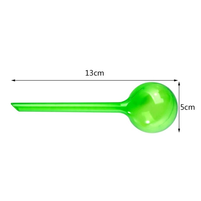 1/5 kpl kasvien kastelu sipulit automaattinen itsekasteluvesisyöttölaite muovinen pvc pallokasvi kukkia puutarha vesilaite sisätiloissa ulkoilu: 1 vihreä 5 x 13cm