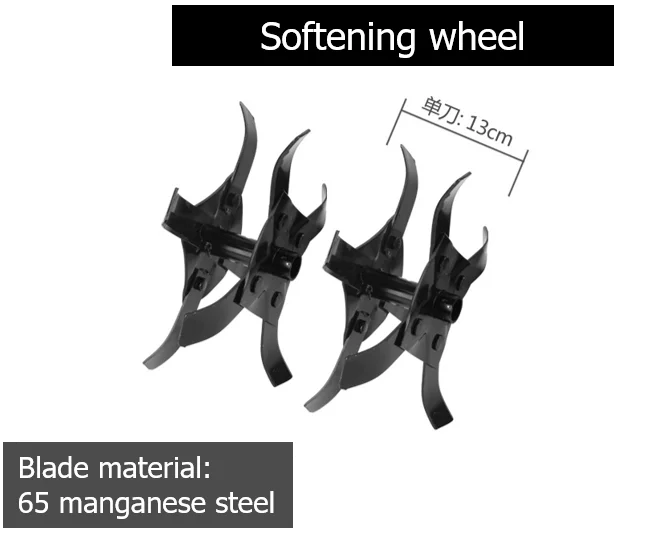 Universal Weeding Cultivating Plowing Accessory for Lawn Mower Machine / Garden Trimmer Rotary Plow