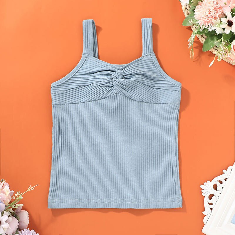Kinderen Sling Top Meisje Sling Shirt: 4