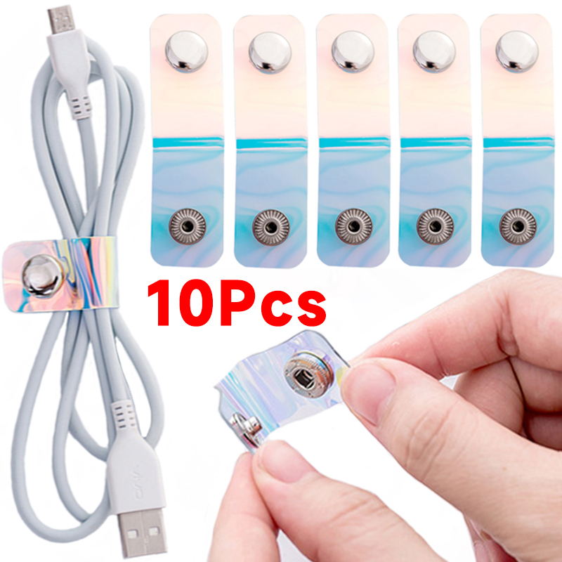 Organizador de cables, gestión de cables, enrollador de cables, Protector de cinta, Clips de gestión ordenados de escritorio, soporte de cables para ratón, Cable de auriculares