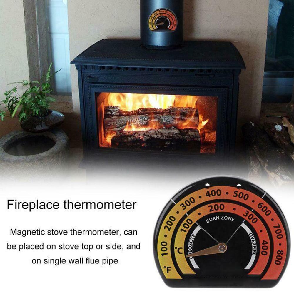 Pejs komfur termometer pejs ventilator temperatur brænder indikator pejs termometer