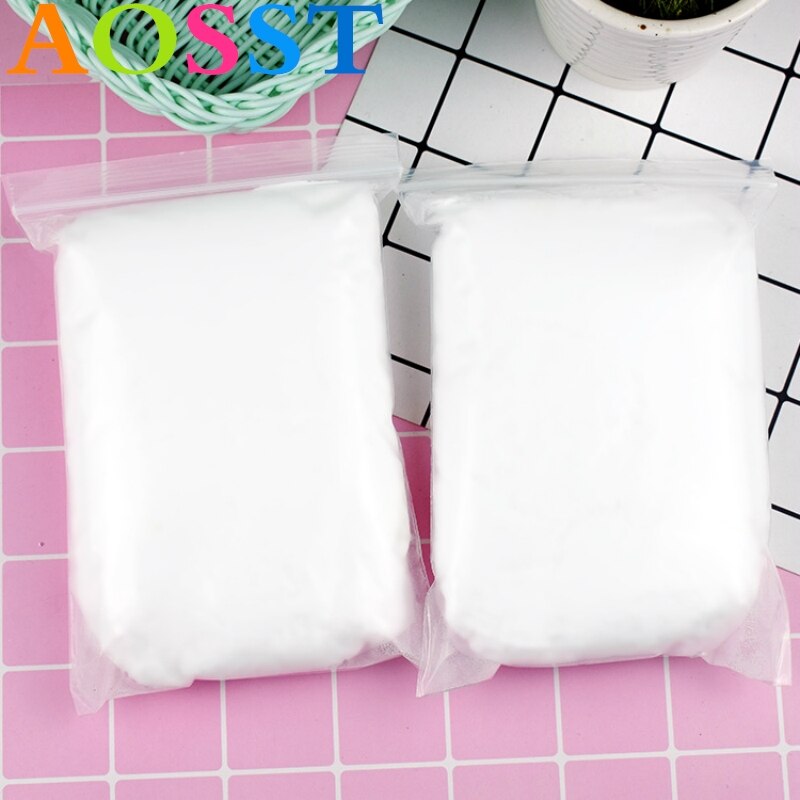 Weiß Super Licht Papier Tonne Lizun 100G Boden Schleim Weiche Polymer Simulation Kuchen Anti-betonen Schlamm Kitt Plastilin Kind Spielzeug