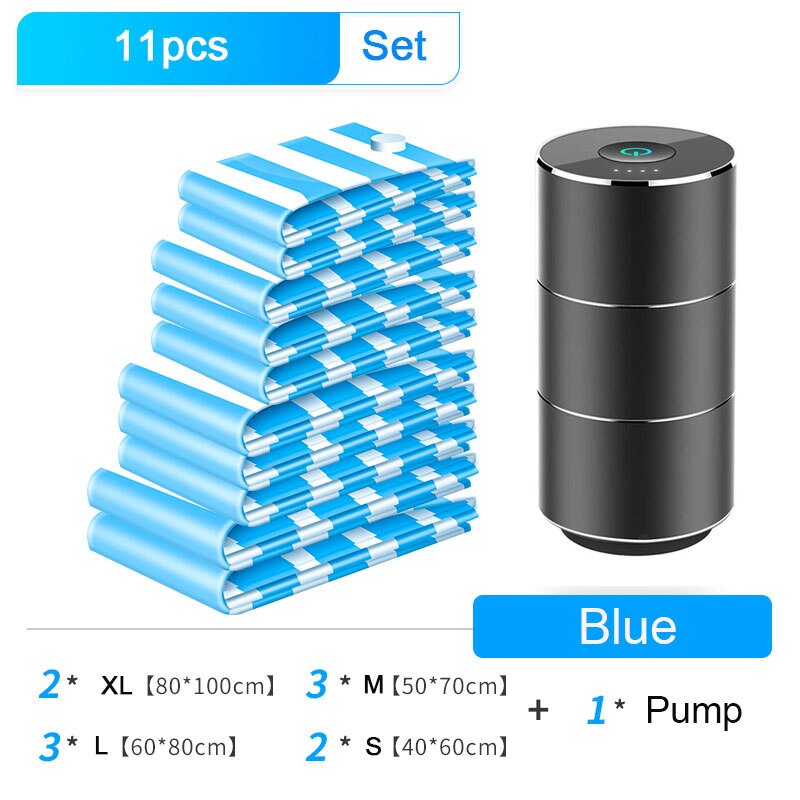 Draagbare Mini Automatische Compressie Vacuümpomp Sealer Voor Reizen Home Keuken Usb Oplaadbare Vacuüm Verpakking Machine