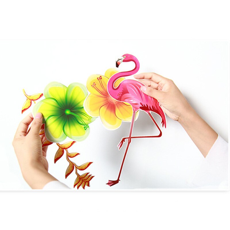 3M Coconut Leaves Flower Garland Flamingo Paper Banner for Hawaiian Tropical Party Wedding Hanging Decor Baby Shower Supplies 7z