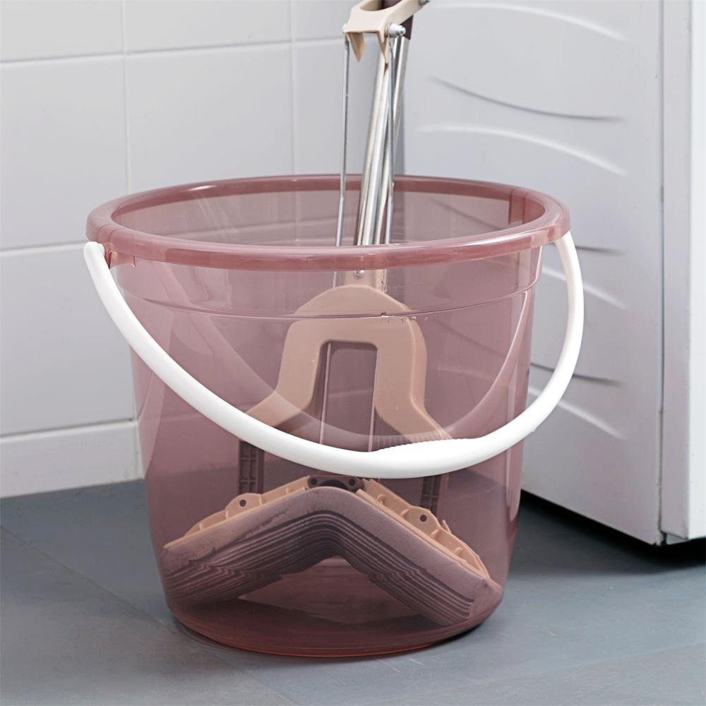 Plastic Bucket Bathroom Transparent Mop Buckets Water Container Sundries Storage Buckets Outdoor Fishing Car Wash Bucket