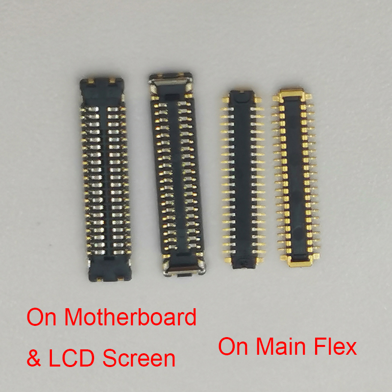 Conector de pantalla LCD FPC de 40 pines para Xiaomi Mi9T, Mi 9T Pro, CC9E, A3, Redmi K20 Pro, K20pro, K30 Pro, enchufe flexible de pantalla, 2 uds.: 1pcs Board 1pcs Flex