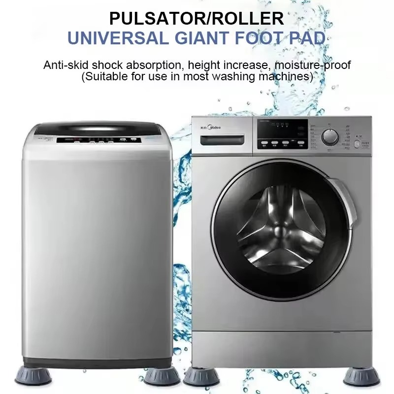 4 stücke Anti Vibration Füße Pads Gummi Matte Slipstop Stille Dämpfer Stehen Universal Waschmaschine Kühlschrank Möbel Fuß Pad