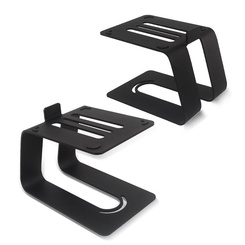 1 PairTable Speaker Stand HiFi Stand Desktop Sound Stand Home Theater Speaker Stand Recording Studio Monitor Speaker Stand: 04Black pair