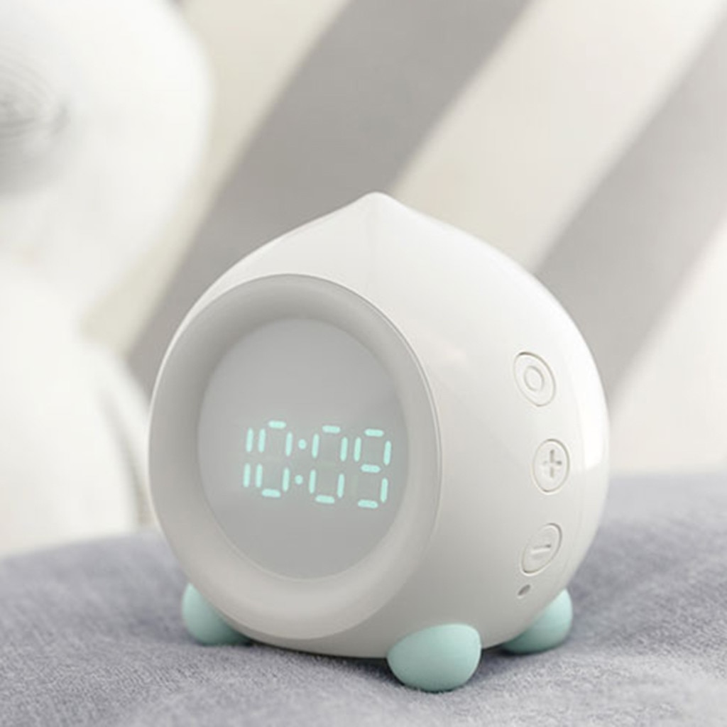 Smart app bluetooth højttaler med vækkeur multifunktion digitalt ur bærbar trådløs højttaler til sengekanten kontor  z0311