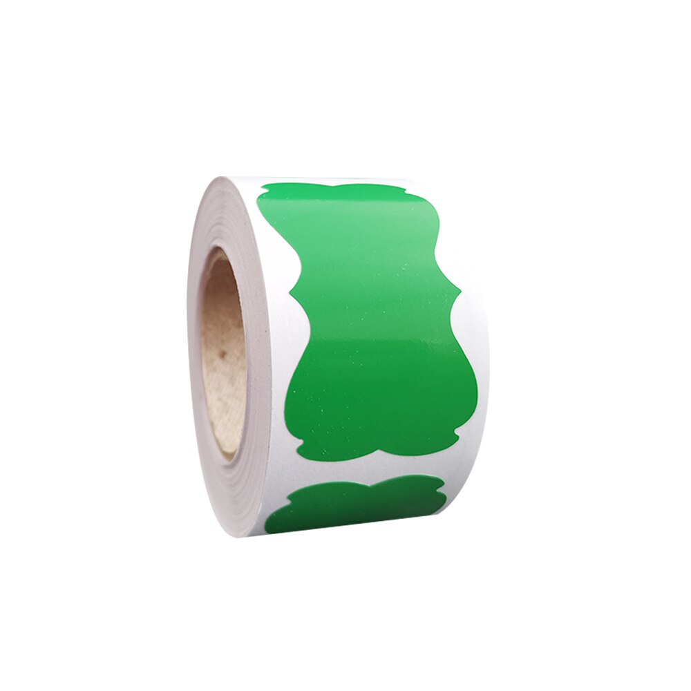 200Pcs Potten Voor Kruiden Voor Thuis Sticker Uitwisbare Waterdichte Beweegbare Blikjes Kleur Pvc Fles Schoolbord Stickers Voor Keuken Conv D: green
