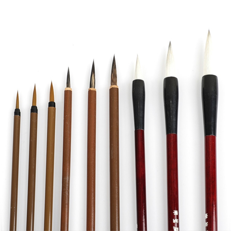 Chinese Meticulous Painting Calligraphy Brush Set Chinese Painting Calligraphy Brushes Freehand Painting Brushes Tinta China
