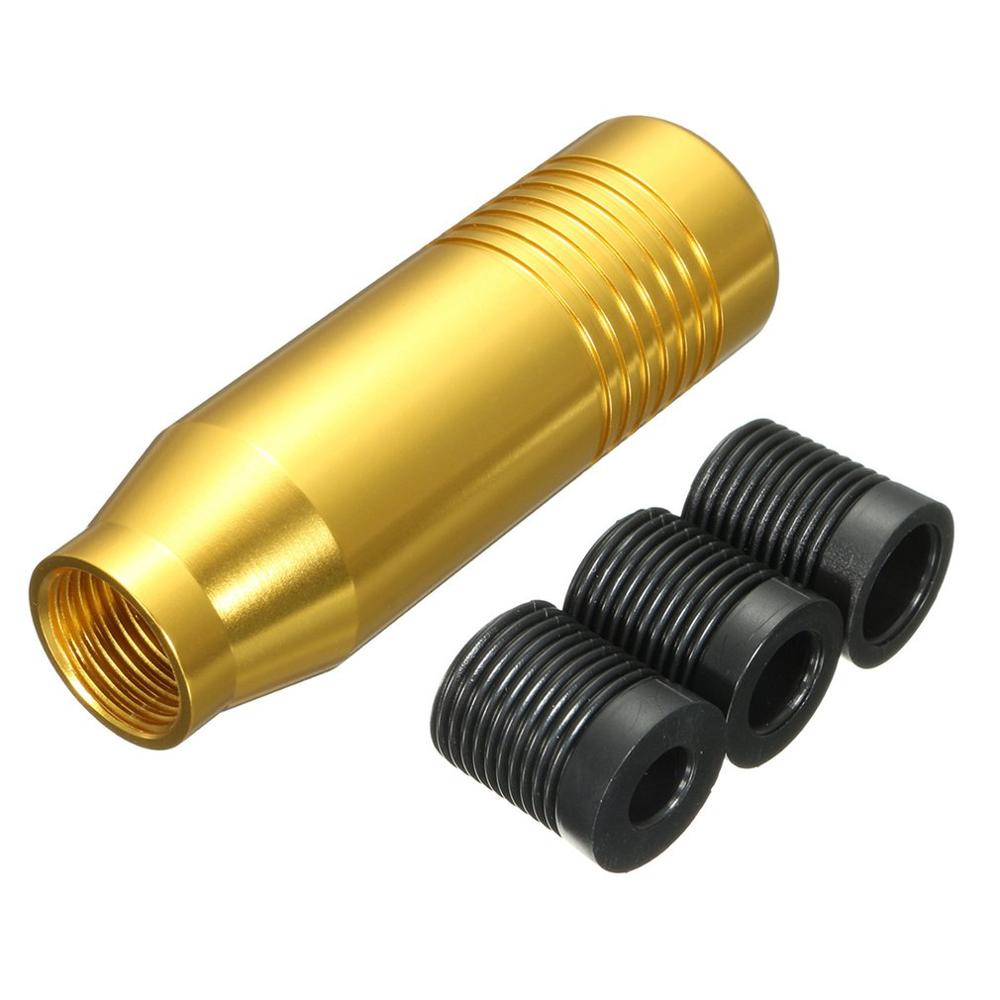 Adaptateur Universel Pour Pommeau De Levier De Vitesse M10x1,5 - Aluminium Noir, Pour Levier Non Fileté