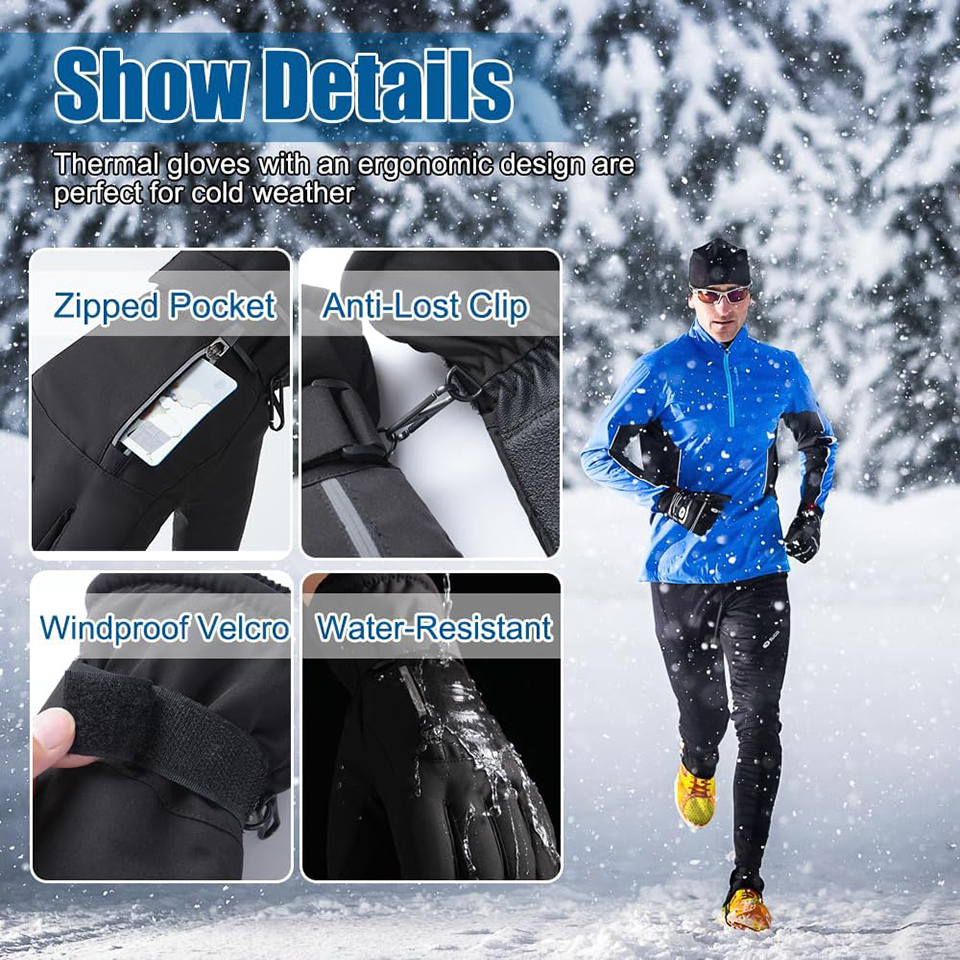 Winter Ski Handschuhe 3M Kälte Beständig Schafe Wasserdicht Zehn Finger Touchscreen Handschuhe Verdickte Anti-Unterhose Reiten Handschuhe männer Frauen