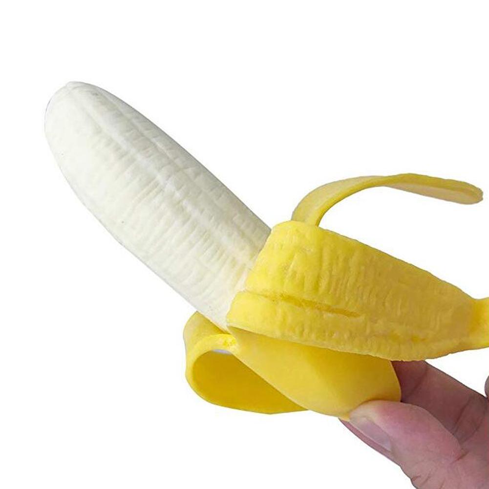 13Cm Simulatie Banana Soft Squeeze Speelgoed Spoted Bananen Squishy Speelgoed Mischief Squeeze Props Antistress Kinderen Speelgoed Kinderen Volwassen