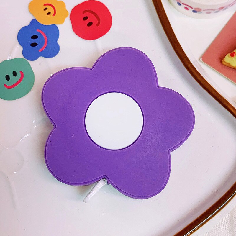 Ruban à mesurer rétractable portable et mignon, outil de couture, ruban à mesurer souple pour mesurer le corps: H